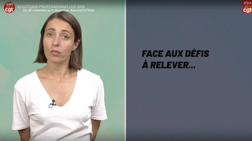 Sophie Binet : l’Afpa et la CGT